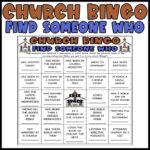 Printable Church Bingo Game Christian Bingo Game Find Someone Who Bingo