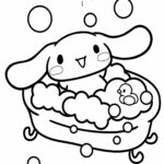 Printable Cinnamoroll Coloring Page