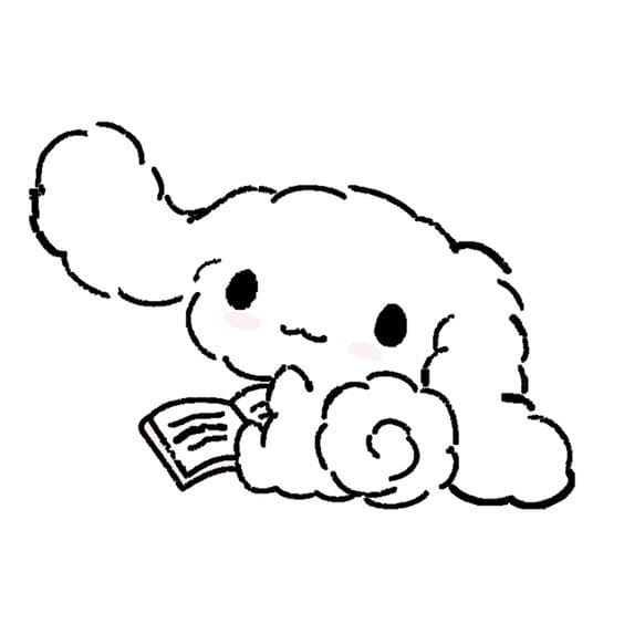 Printable Cinnamoroll Pretty Coloring Pages Coloring Cool