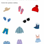 Printable Clothes For Different Seasons Worksheet Weather And Clothes