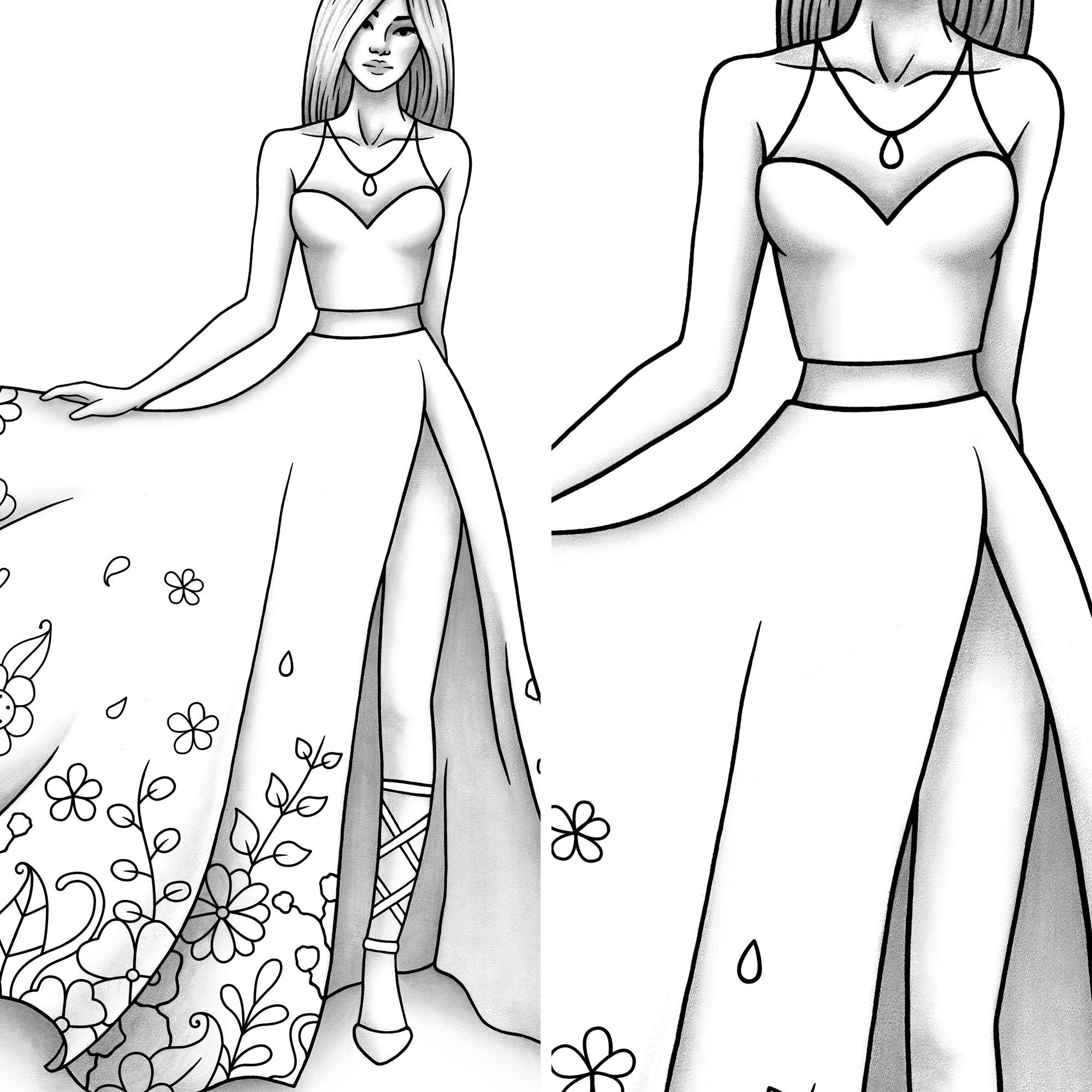 Printable Coloring Page Fashion And Clothes Colouring Sheet Australia 