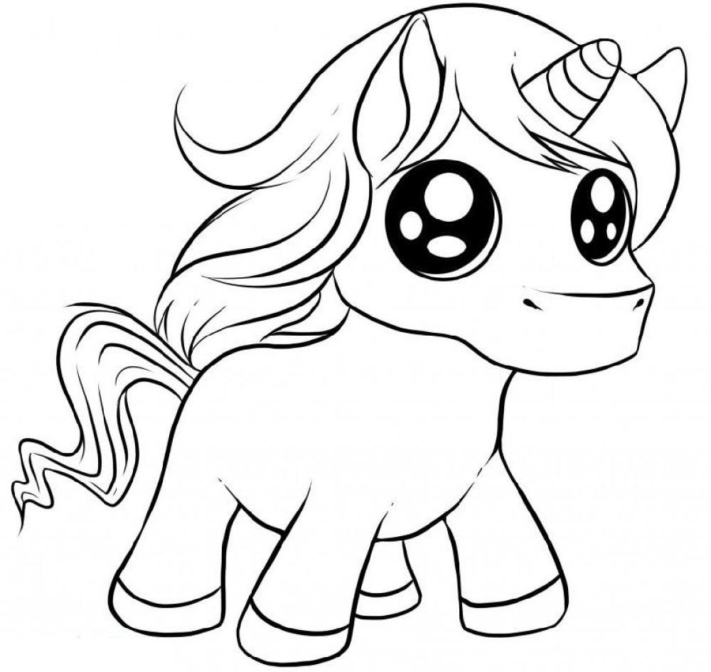 Printable Coloring Pages Unicorn Kids Isseray
