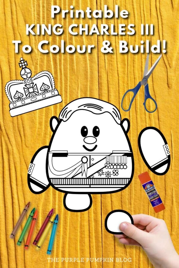 Printable Colour Build King Charles III