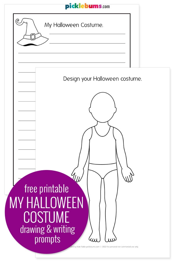 Printable Costume Design Template Free Printable