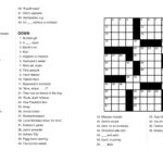 Printable Crossword Puzzles Universal Printable Crossword Puzzles