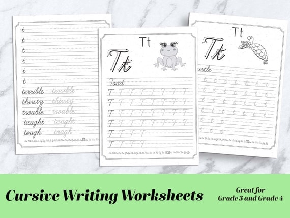 Printable Cursive Alphabet Worksheets Cursive Writing Practice Sheets