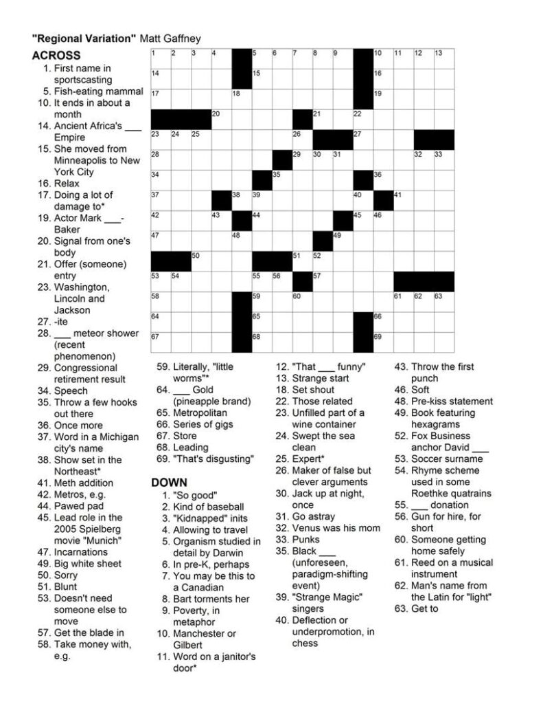 the daily commuter crossword puzzle printable pdf free