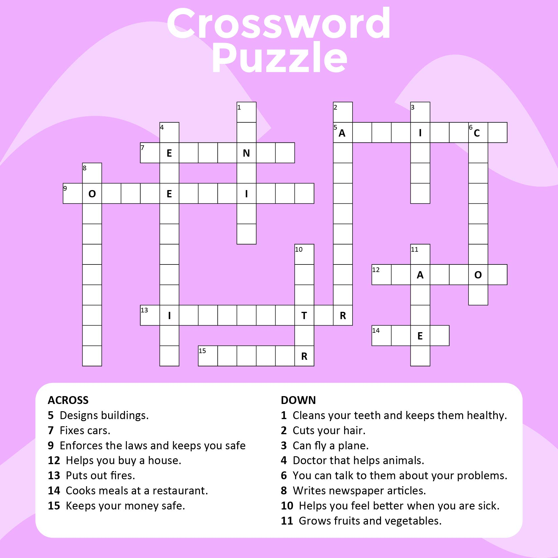 Printable Daily Crossword Puzzles Calendar Printables