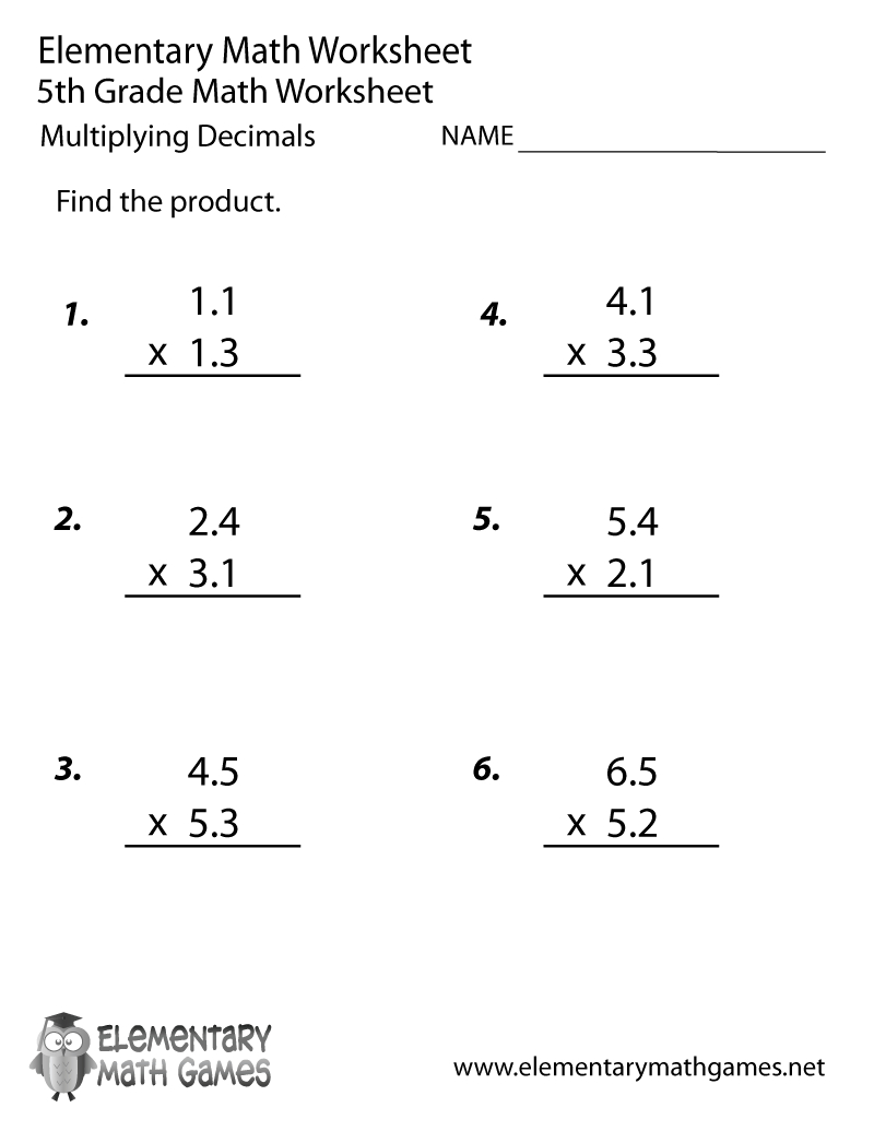 Printable Decimal Multiplication Games PrintableMultiplication