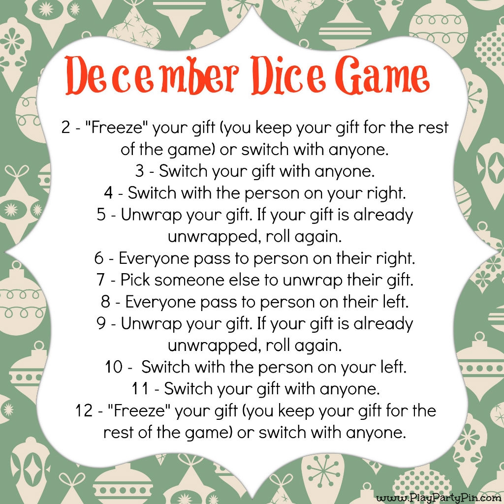 printable dice games for adults