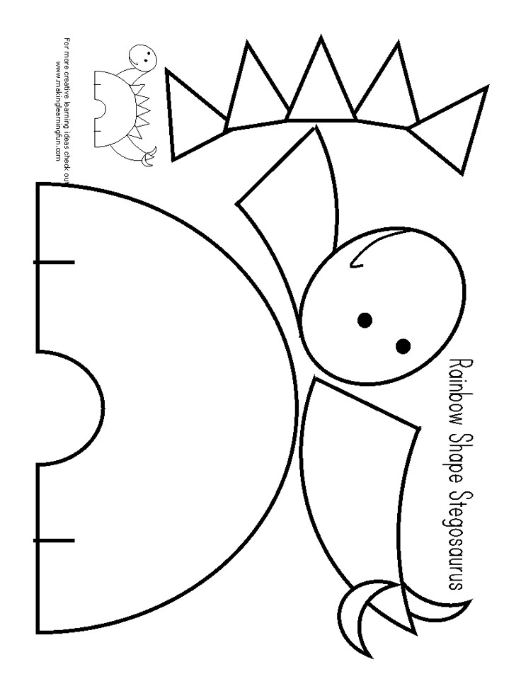 Printable Dinosaur Craft Template Printable Templates Free