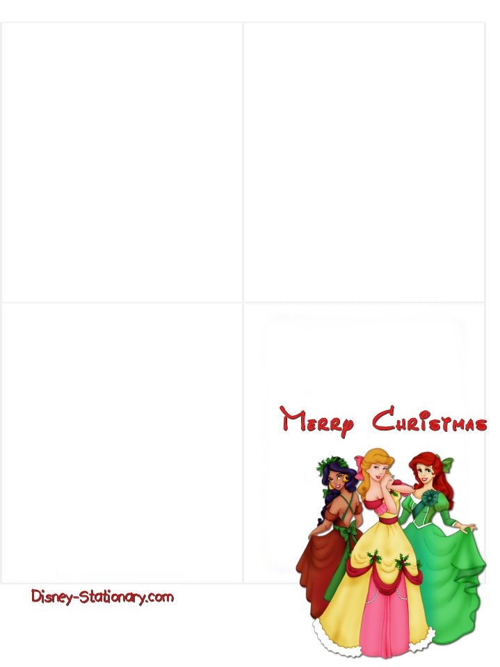 Printable Disney Christmas Cards Printable Templates Free