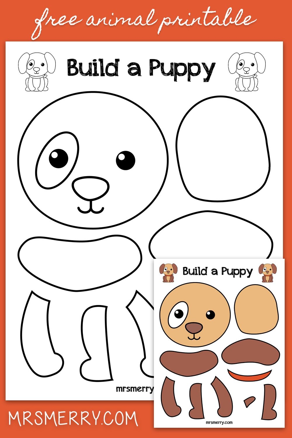 Printable Dog Craft