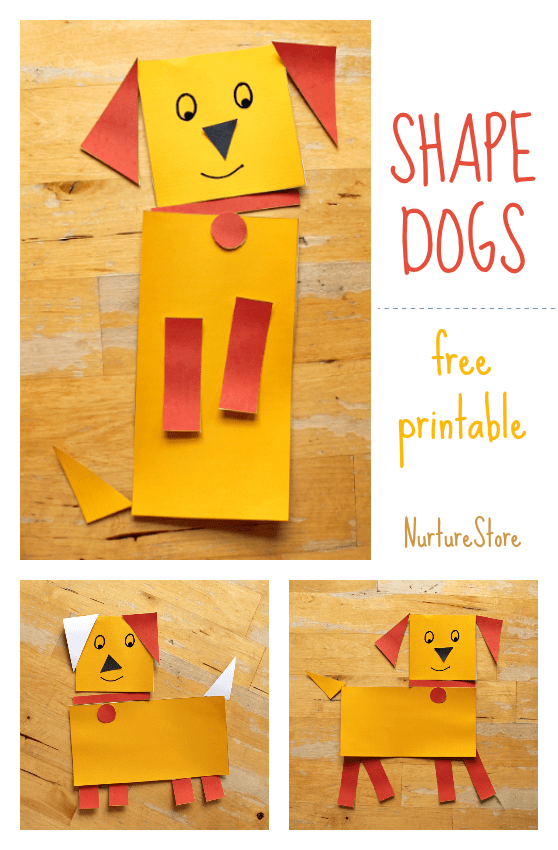 Printable Dog Craft Template