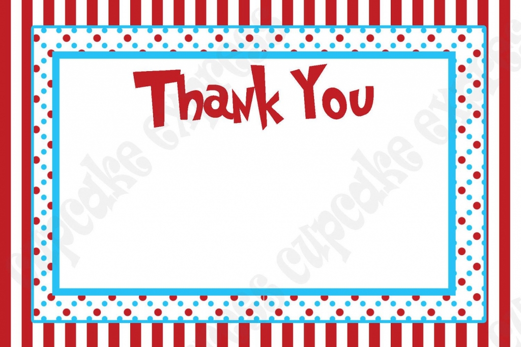 Printable Dr Seuss Thank You Cards Printable Card Free