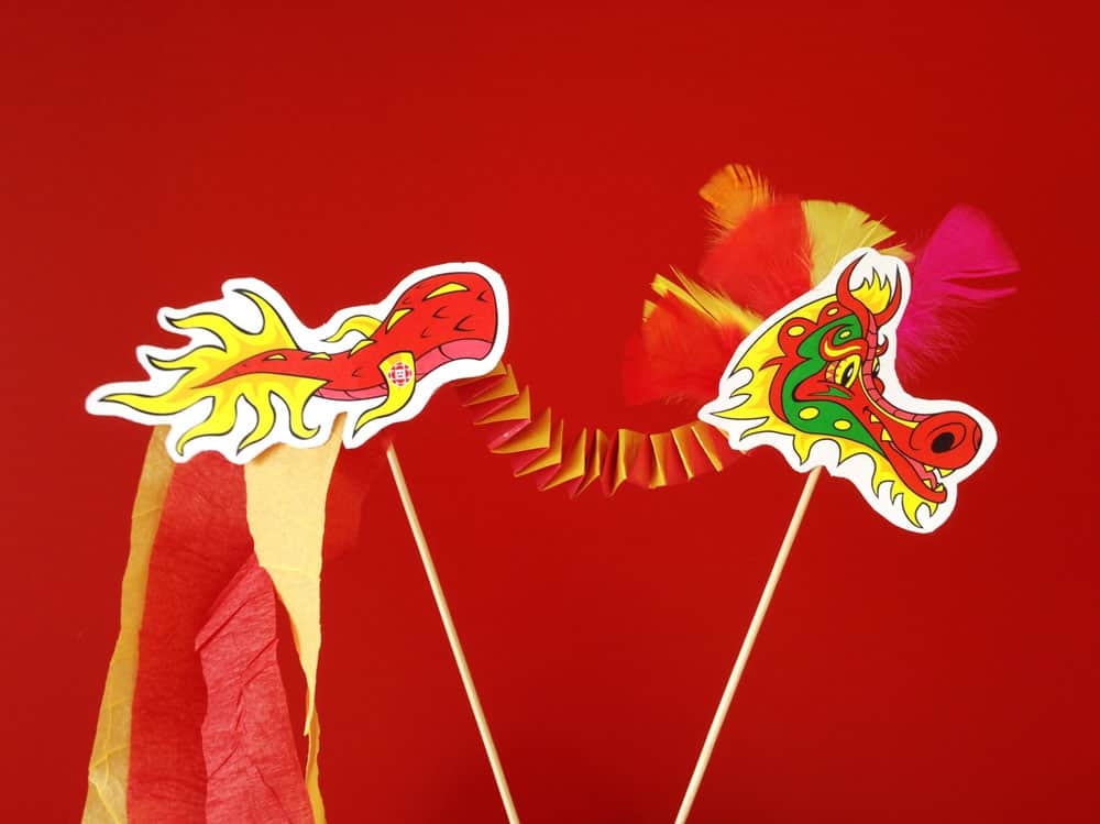 Printable Dragon Craft For Lunar New Year Play CBC Parents