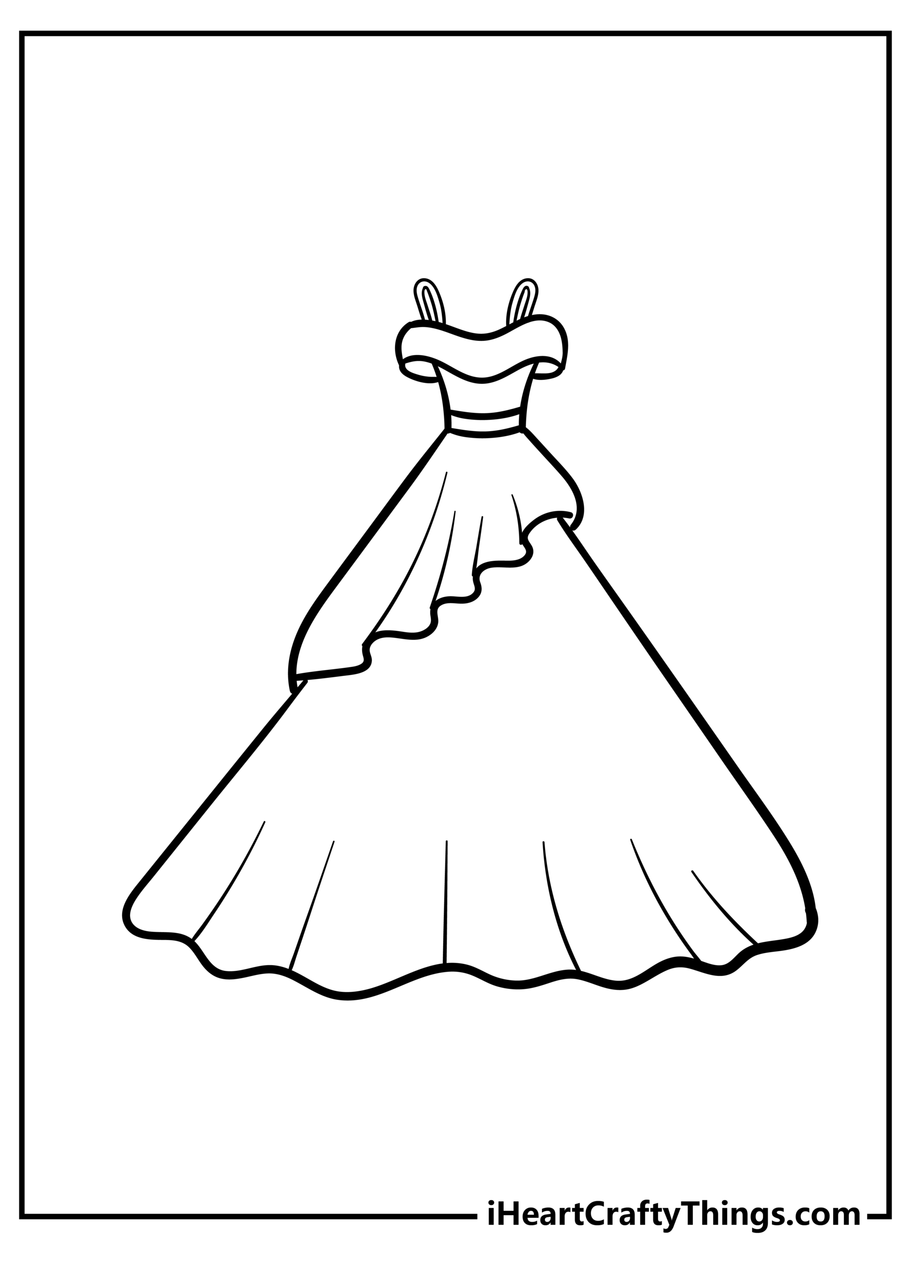Printable Dress Coloring Pages Updated 2023 53 OFF