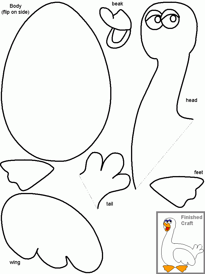 Printable Duck Craft