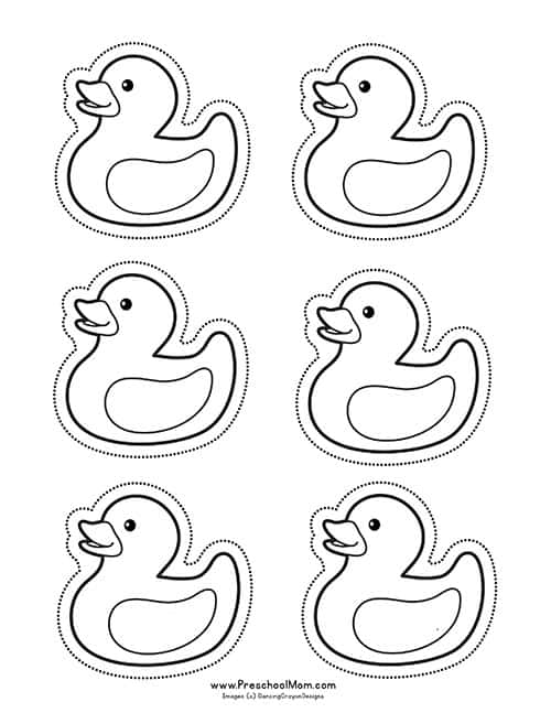 printable duck craft