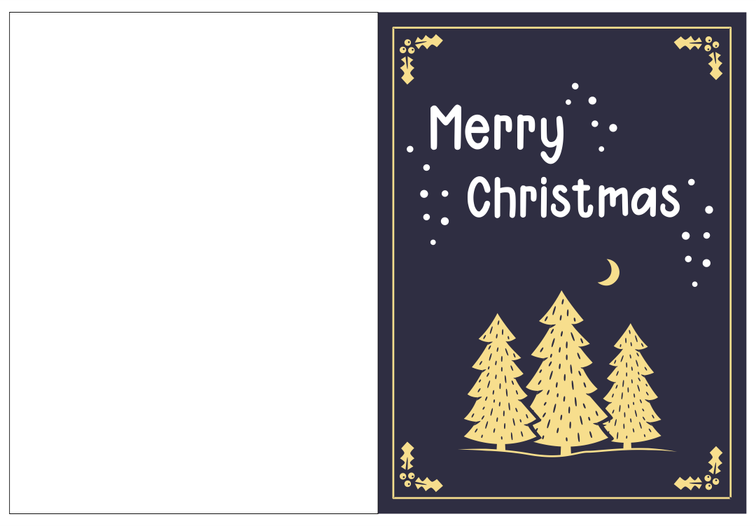 Printable Editable Christmas Cards Printable Lab