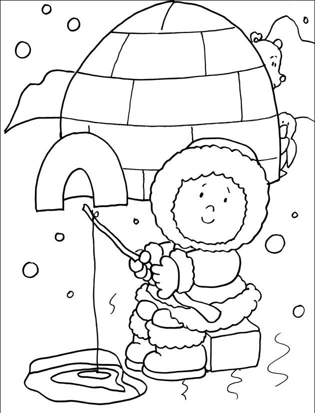 Printable Eskimo Template