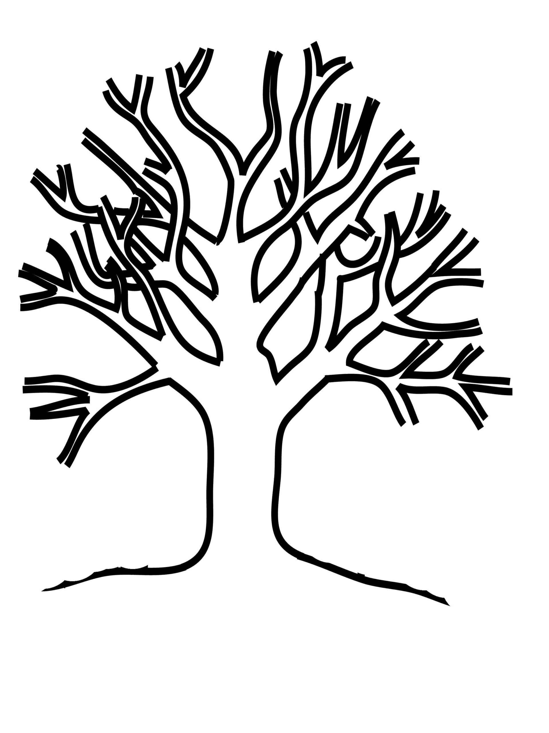 tree without leaves printable pdf