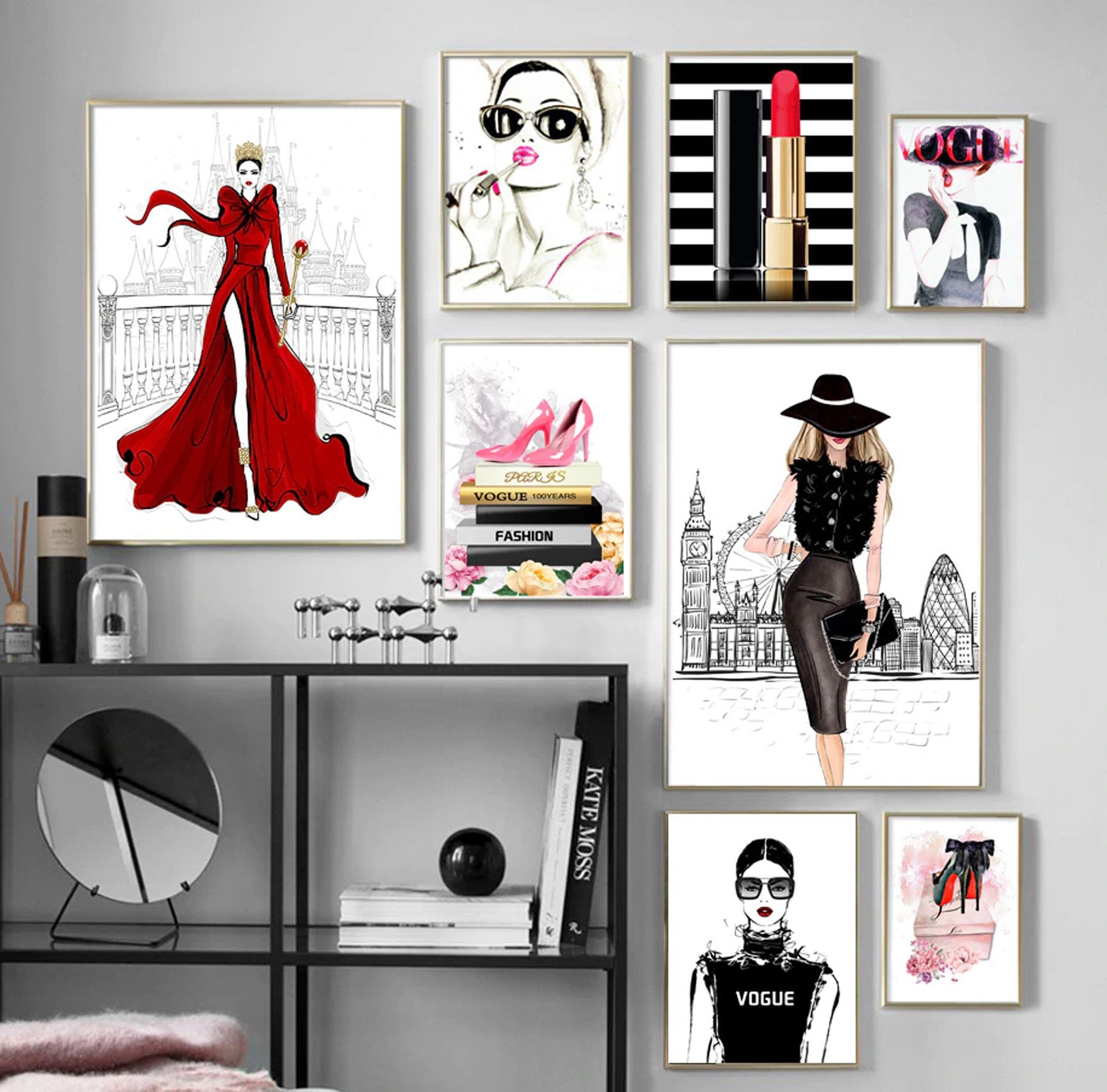 printable fashion wall art