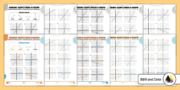 Printable Finding Slope From A Graph Worksheet Twinkl USA