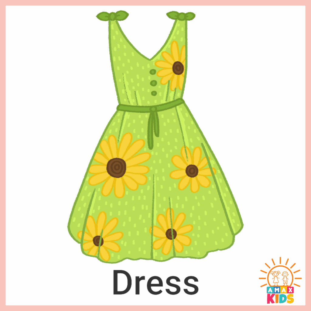 Printable Flashcards For Kids Clothes Amax Kids