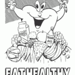 Printable Food Coloring Pages Eat Healthy COLORING PAGES PRINTABLE COM
