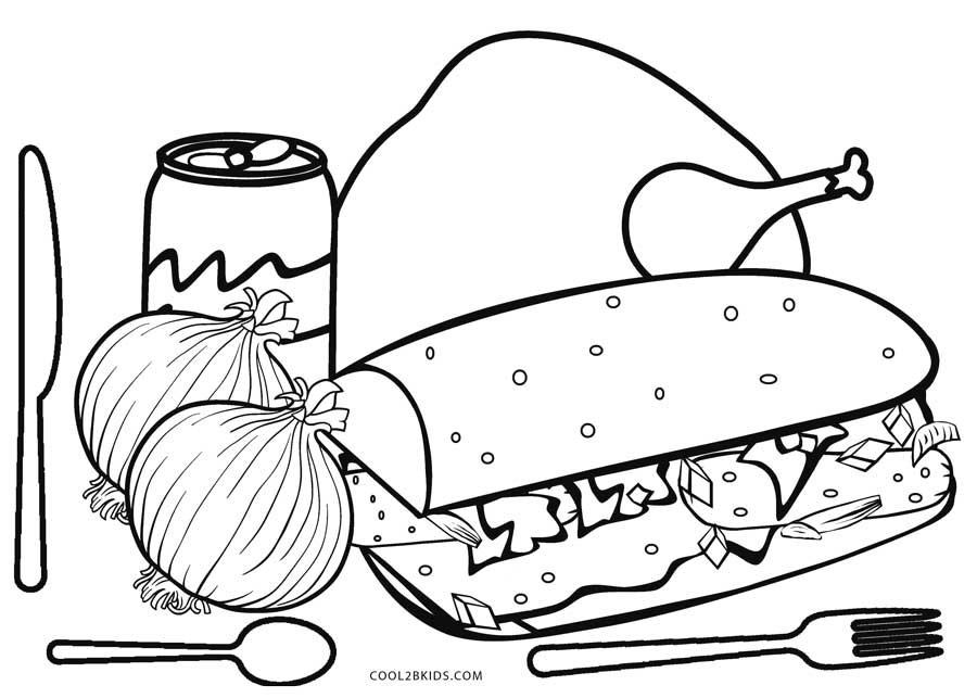 Printable Food Coloring Sheets Free Printable Templates