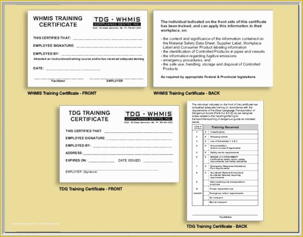 Printable Forklift Certification Card Template Free Cphon