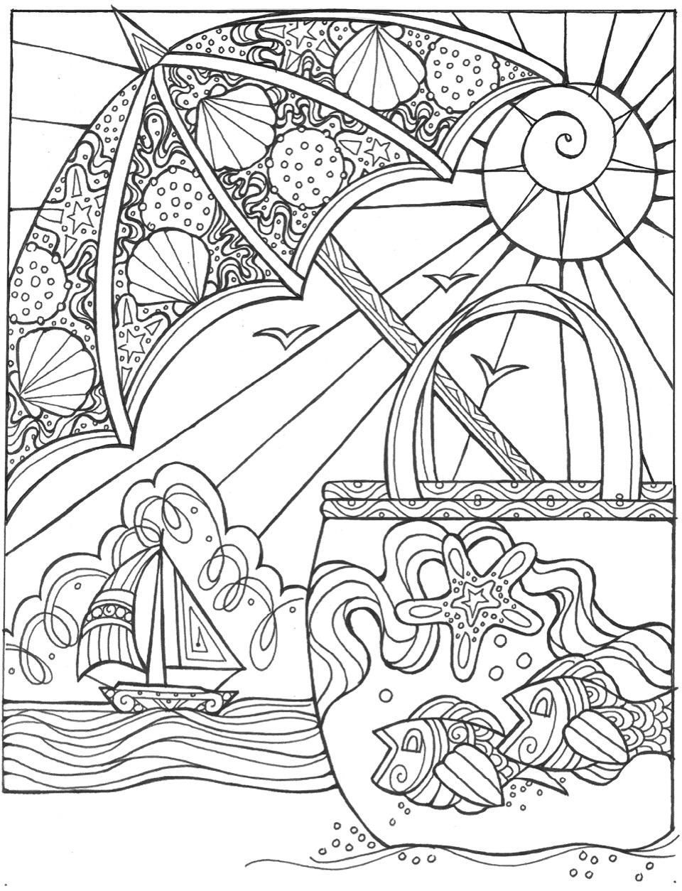 free printable coloring pages summer