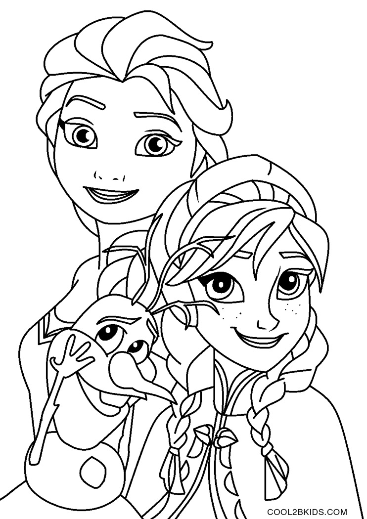 free coloring pages frozen printable