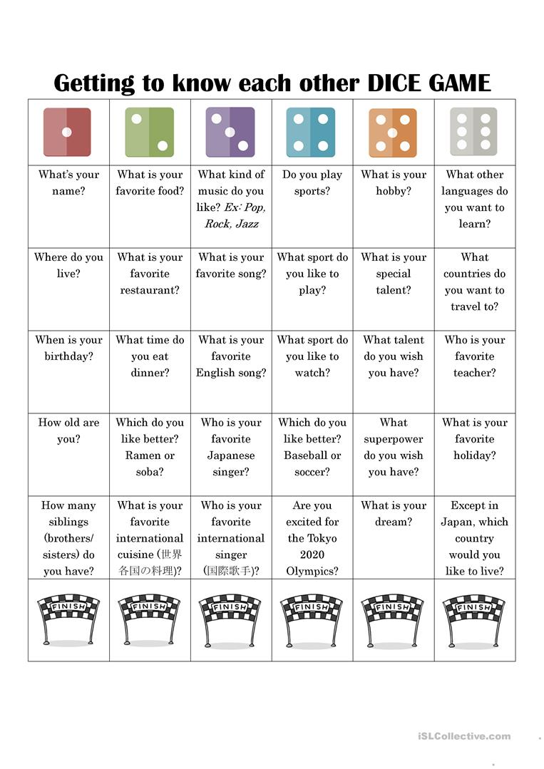 printable dice games for kids