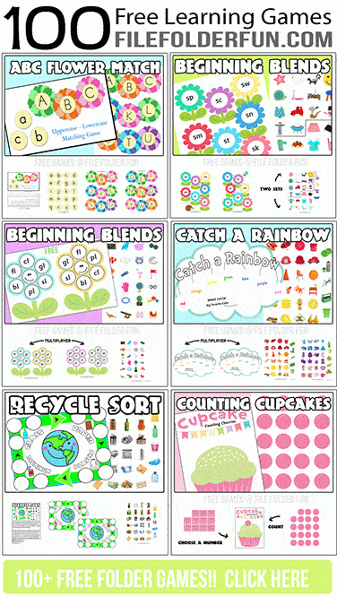 Printable Games For Preschoolers Free