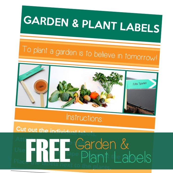Printable Garden Labels Calendar Printables