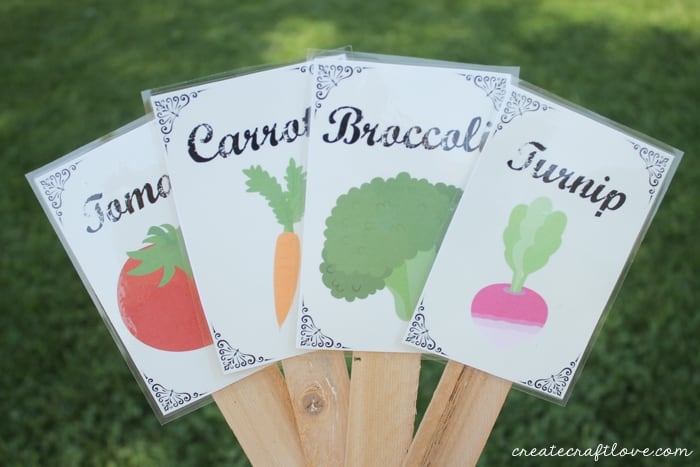 Printable Garden Markers