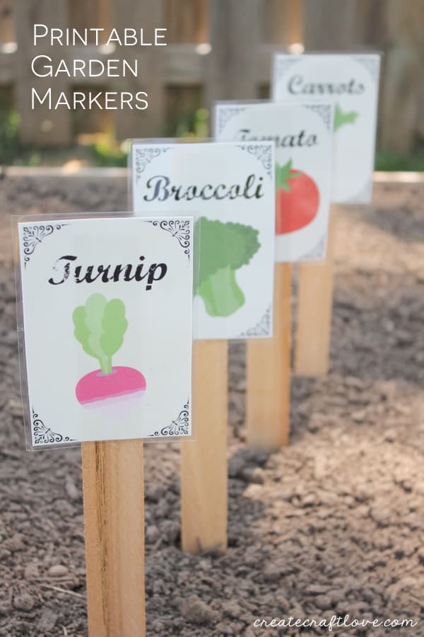 Printable Garden Markers