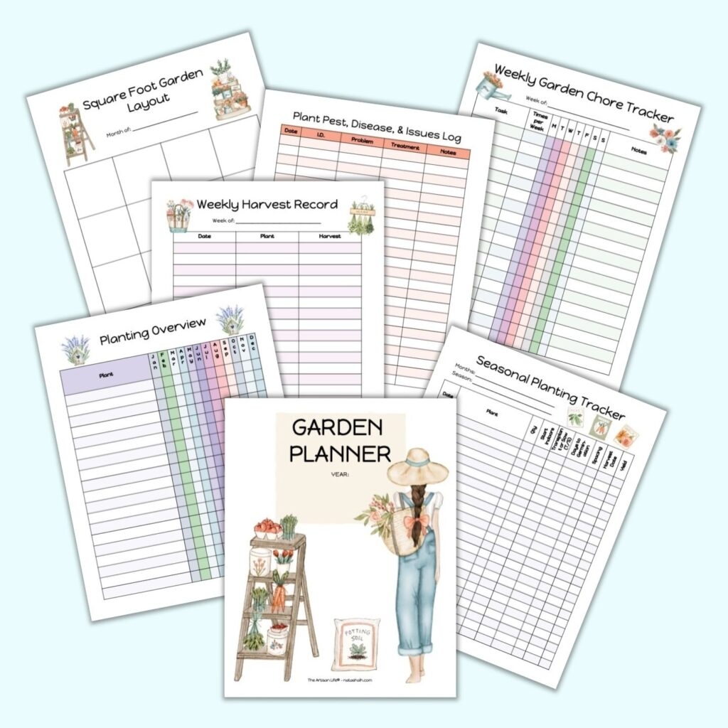 Printable Garden Planner Free Fillable Form 2023