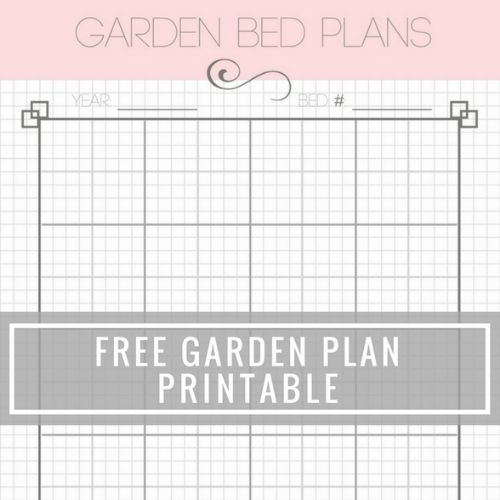 garden log printable