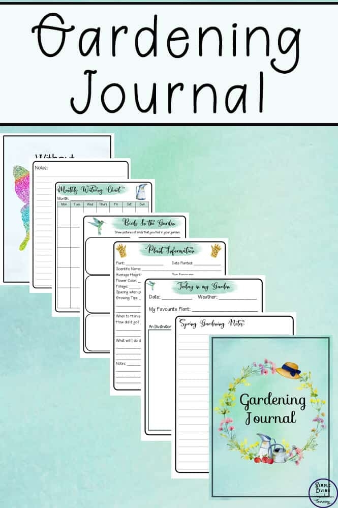 Printable Gardening Journal Homeschool Printables For Free