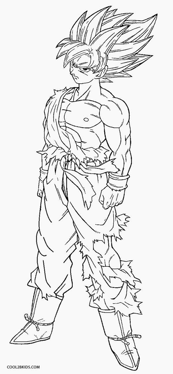 Printable Goku Coloring Pages For Kids Cool2bKids