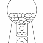 Printable Gumball Machine Template Printable Templates Online By Paul