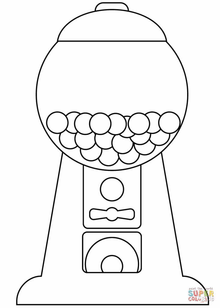 Printable Gumball Machine Template Printable Templates Online By Paul