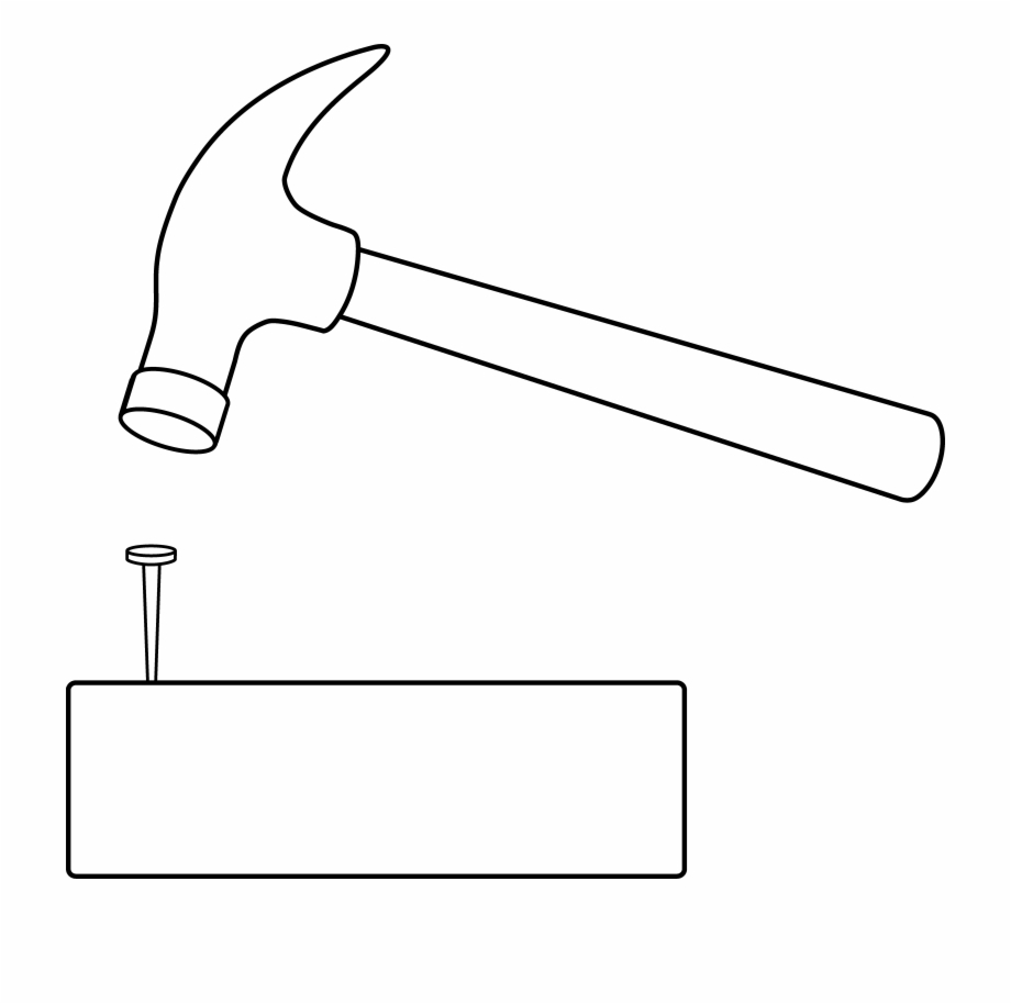 printable hammer picture