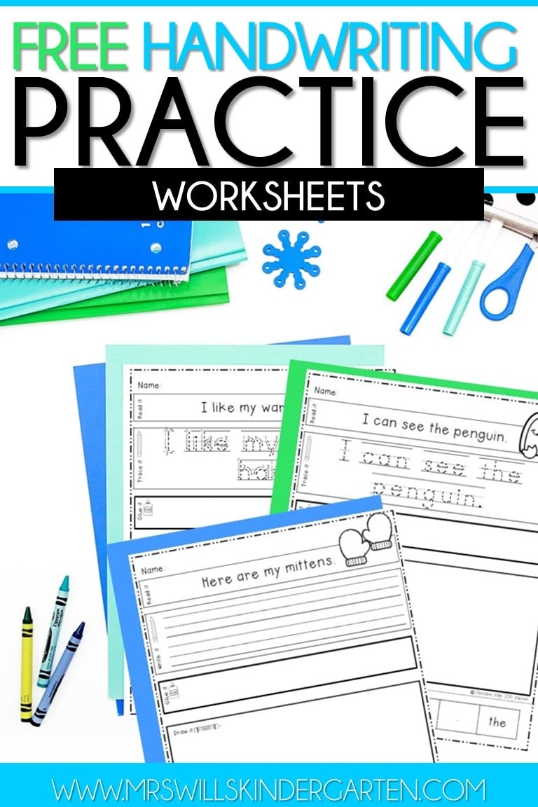 Printable Handwriting Worksheets PDF Improve Penmanship