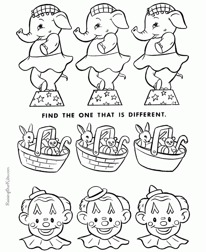 Printable Hidden Picture Puzzles For Kids Coloring Home