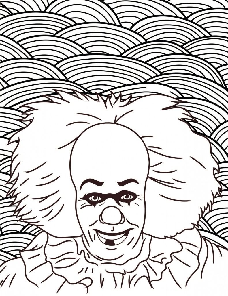 Printable Horror Movie Coloring Pages HorrorFix