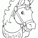 Printable Horse Coloring Pages 004